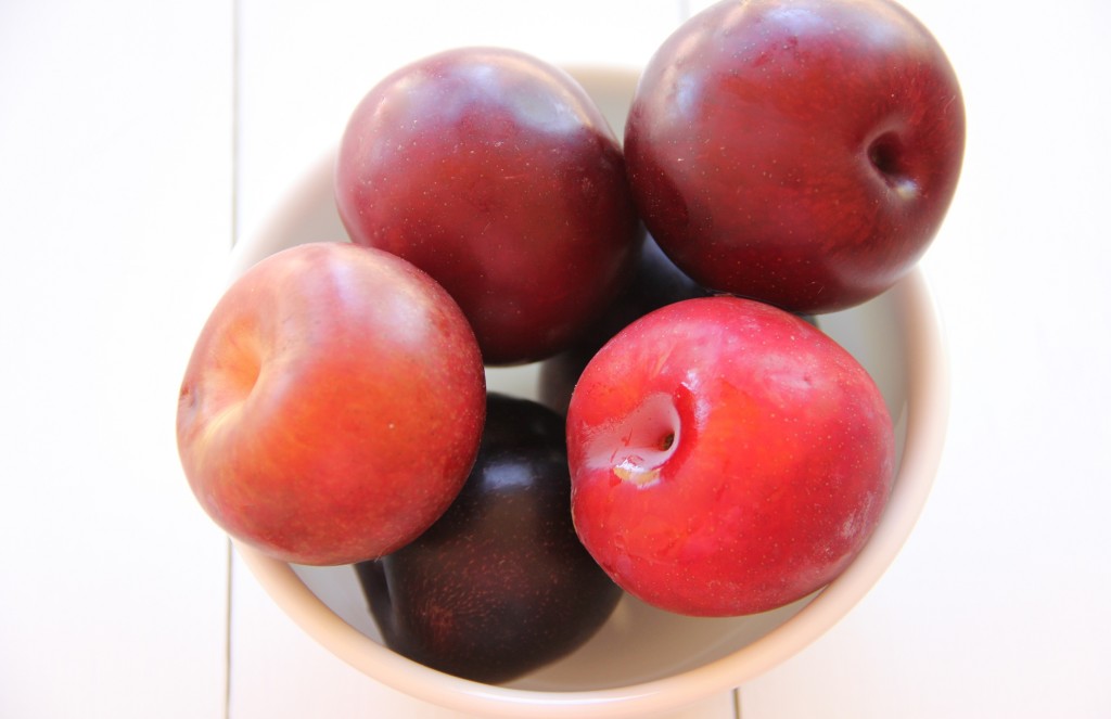 Fresh Plum & Oat Muffins - Around My Family Table