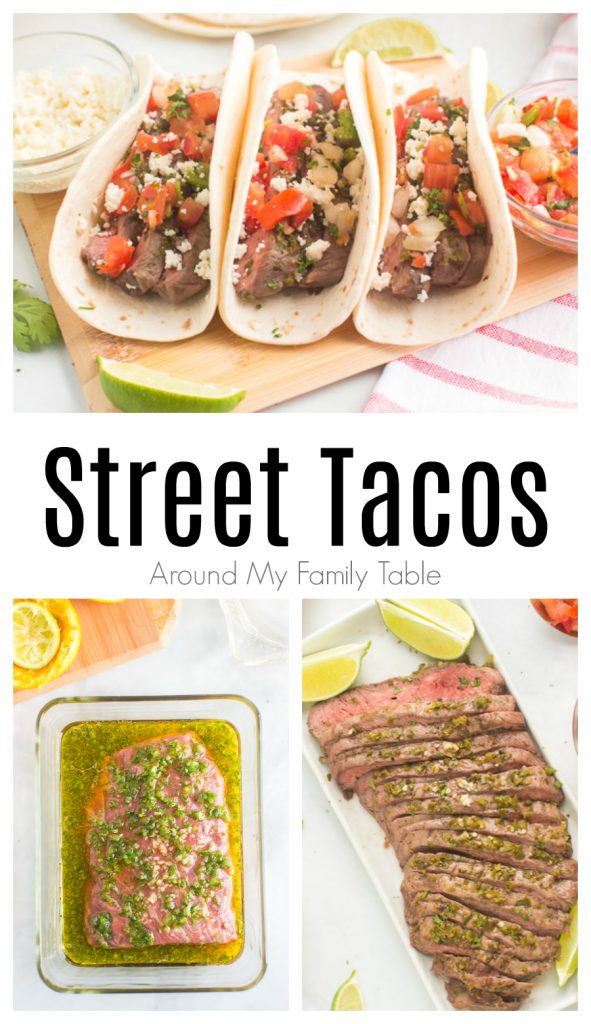 titled Pinterest photo collage for street tacos