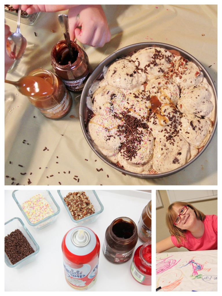 Messy Party Ideas and Recipes: Make your own Ice Cream Cake