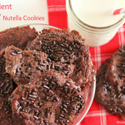 Flourless Nutella Cookies