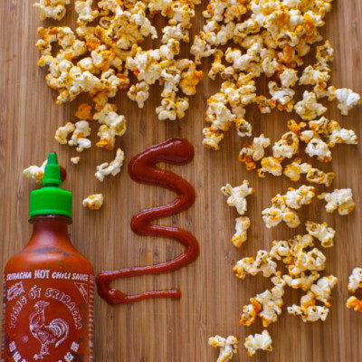 Sriracha Popcorn