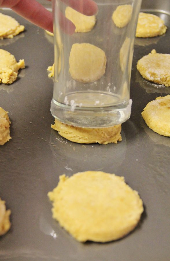 Delicious Pumpkin Butter Sugar Cookies are the perfect texture, not too cake like but not crunchy like a sugar cookie and just the right amount of pumpkin flavor!