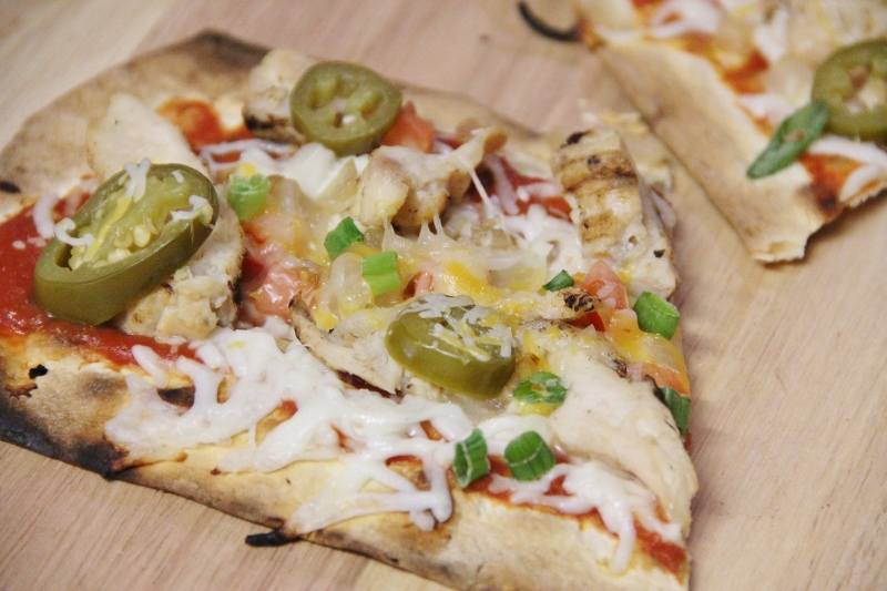 Pizza Fixin's Bar Party Ideas--Chicken Fajita Pizza