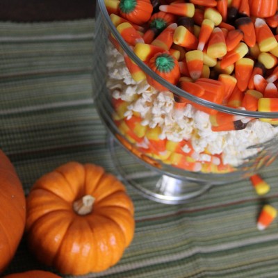 Fall Popcorn Centerpiece