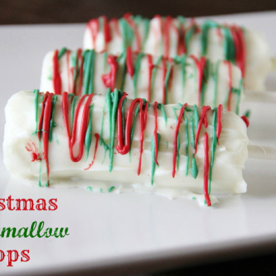 Christmas Marshmallow Pops