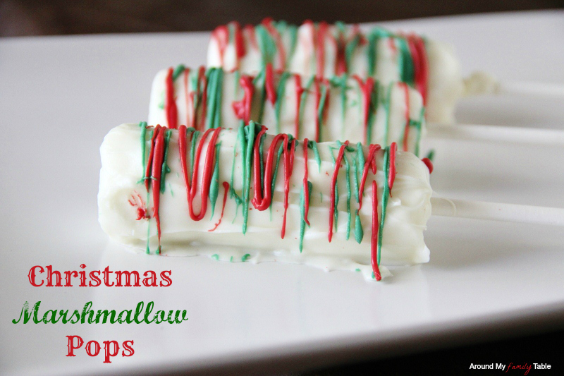 Christmas Marshmallow Pops