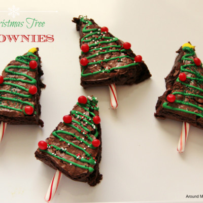 Christmas Tree Brownies