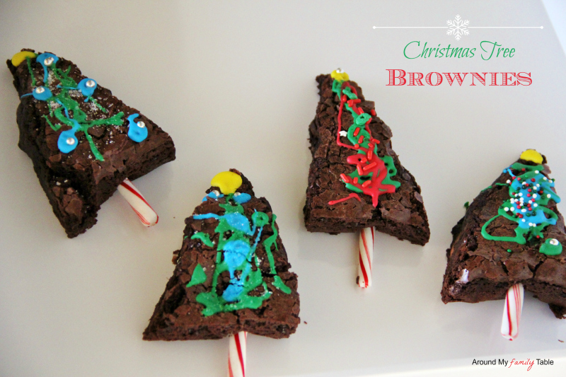 Christmas Tree Brownies Kids