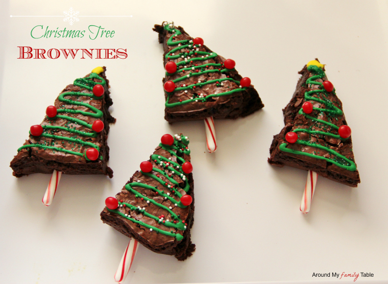 Christmas Tree Brownies