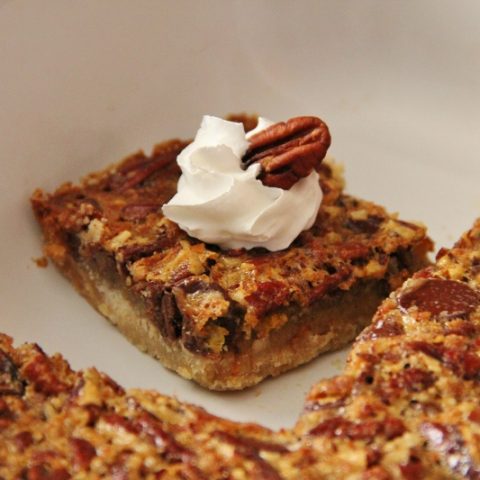 chocolate pecan pie bars