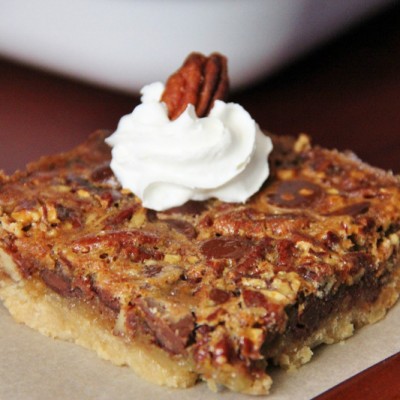 Chocolate Pecan Pie Bars