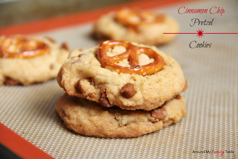 Cinnamon Chip Pretzel Cookies