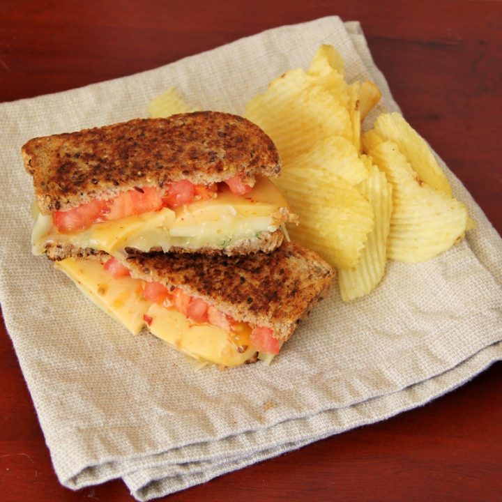 Gourmet Triple Grilled Cheese Sandwiches