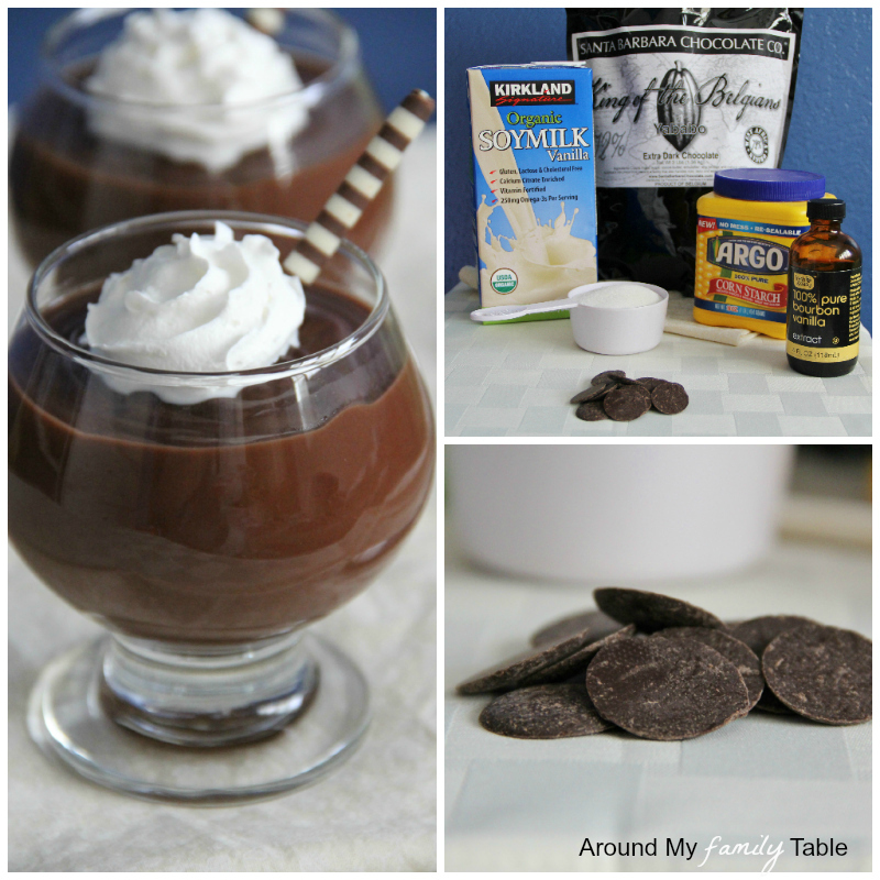 Vegan Dark Chocolate Pudding 