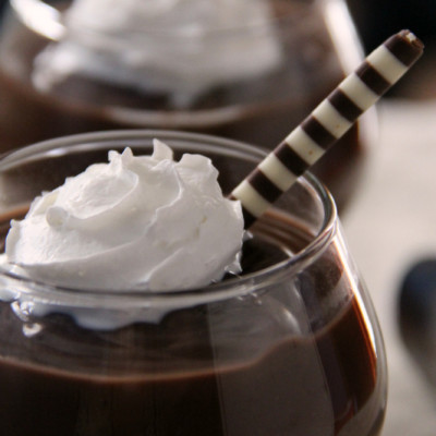 Dark Chocolate Orange Pudding