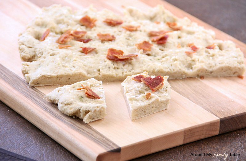 Bacon Herb Focaccia Bread (Gluten free & Dairy Free)