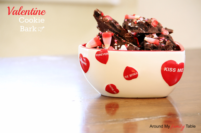 Valentine Cookie Bark 