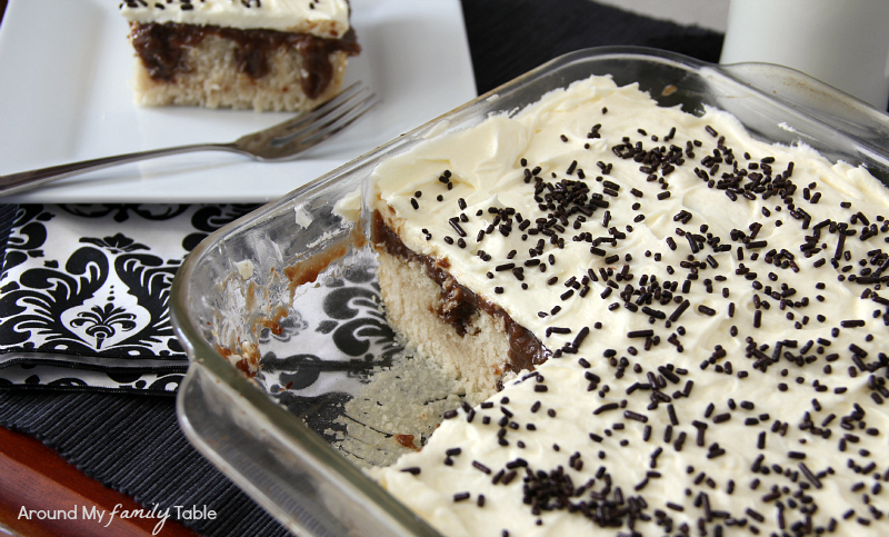 Mocha Latte Poke Cake 