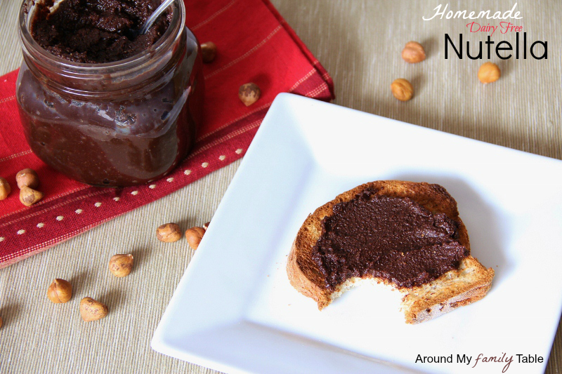 Homemade Dairy Free Hazelnut Spread