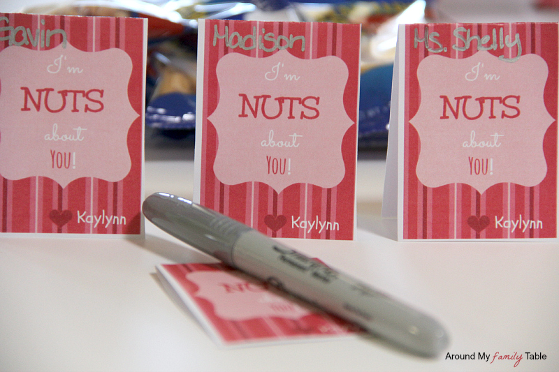 I'm Nuts About You Valentine {with free printable}