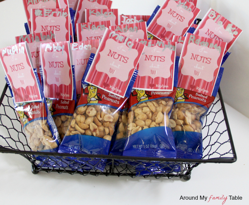 I'm Nuts About You Valentine {with free printable}