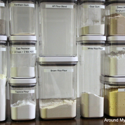 Organizing My Gluten Free Flours