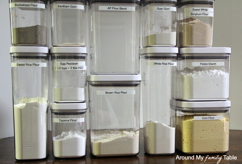 Organizing Gluten Free Flours