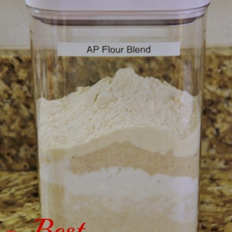 container of gluten free all purpose flour