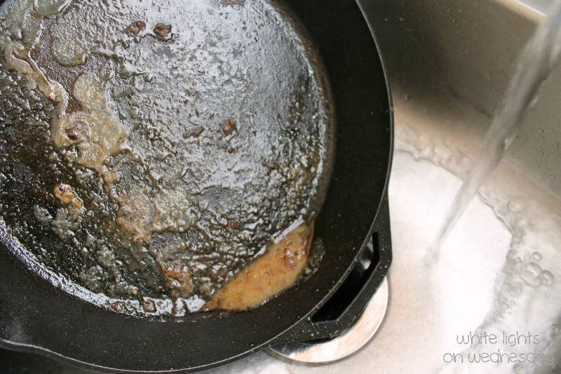 How to Properly Clean Your Cast Iron Skillet - Around My Family Table