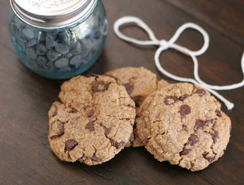 Espresso and Sea Salt Cookies (gluten free, dairy free)