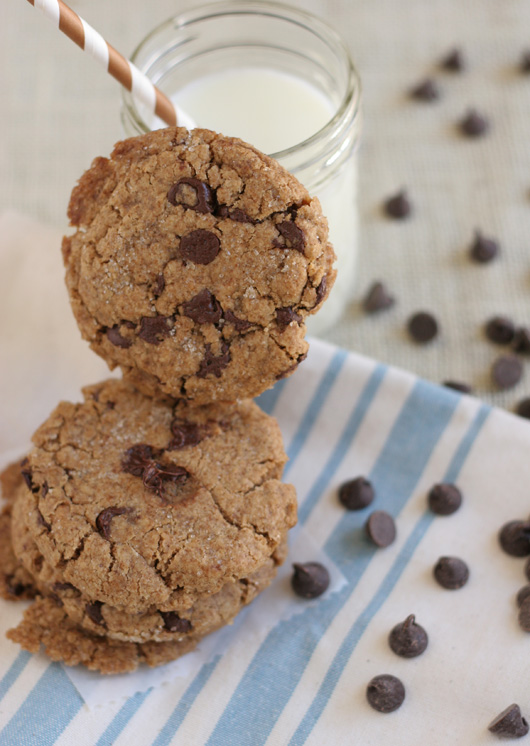 Espresso and Sea Salt Cookies  (gluten free, dairy free)