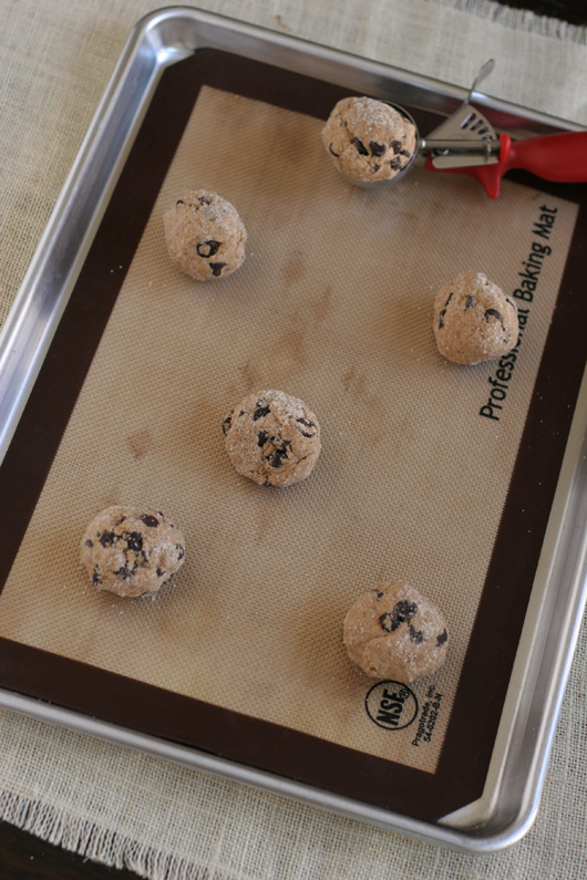 Espresso and Sea Salt Cookies (gluten free, dairy free)