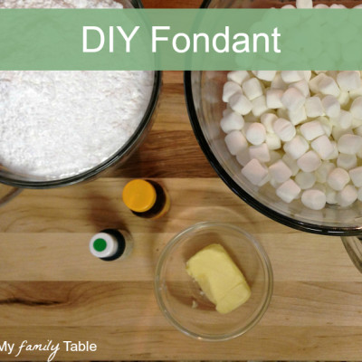 How to Make Homemade Fondant (plus a video)