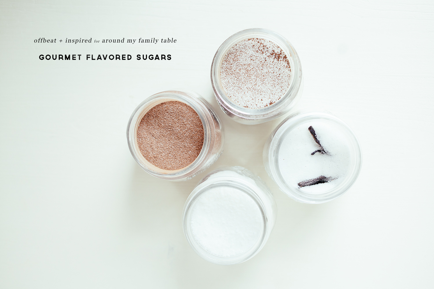 Homemade Gourmet Flavored Sugars 