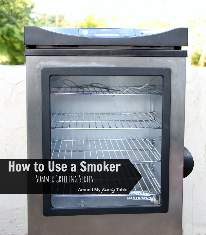My favorite way to cook in the backyard is with my smoker.  I prefer an electric smoker because it's quick and easy, but there are other options.  I've written two smoker cookbooks and it's something I'm passionate about sharing.  Learn my tips for using a smoker for cooking out all year long.