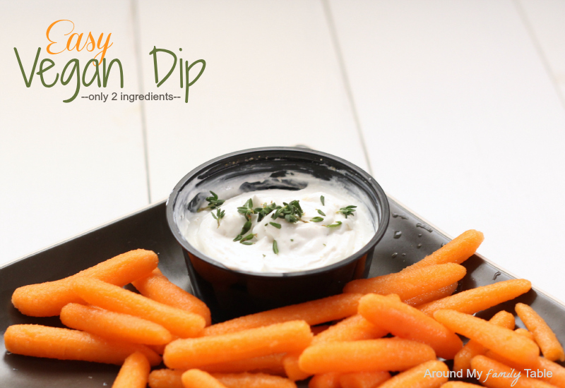 Easy #Vegan Dip...only 2 Ingredients