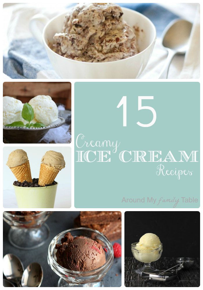 15 creamy ice cream recipes
