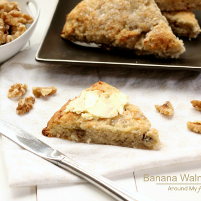 Banana Walnut Scones