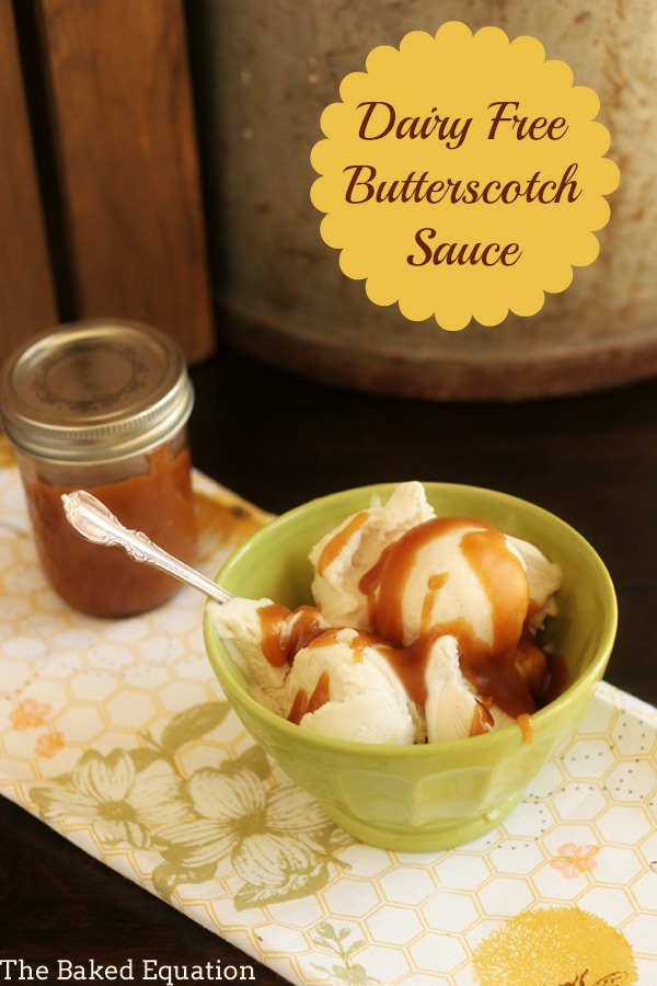 Dairy Free Butterscotch Sauce