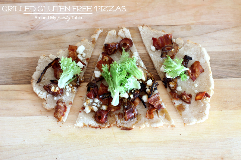 Grilled Gluten Free and Vegan Pizza Crust