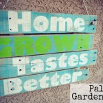 Palette Garden Sign