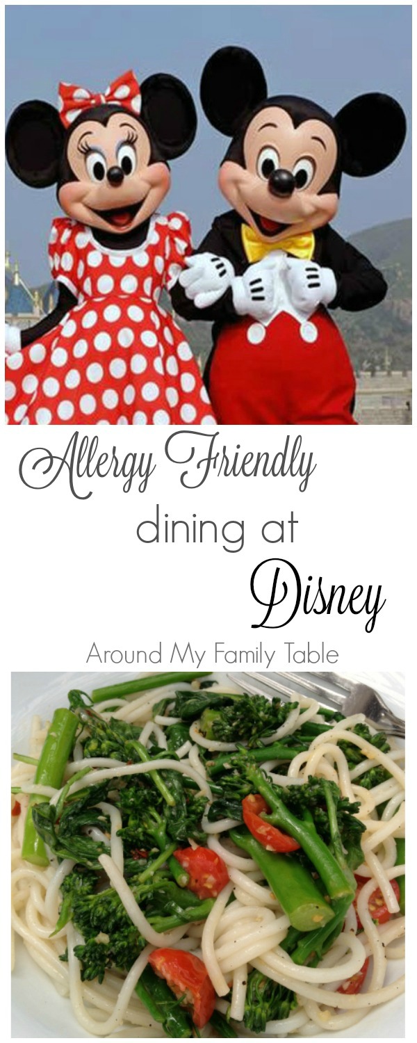 Allergy Friendly Disney Vacations - Places to dine at Disney that cater to allergies