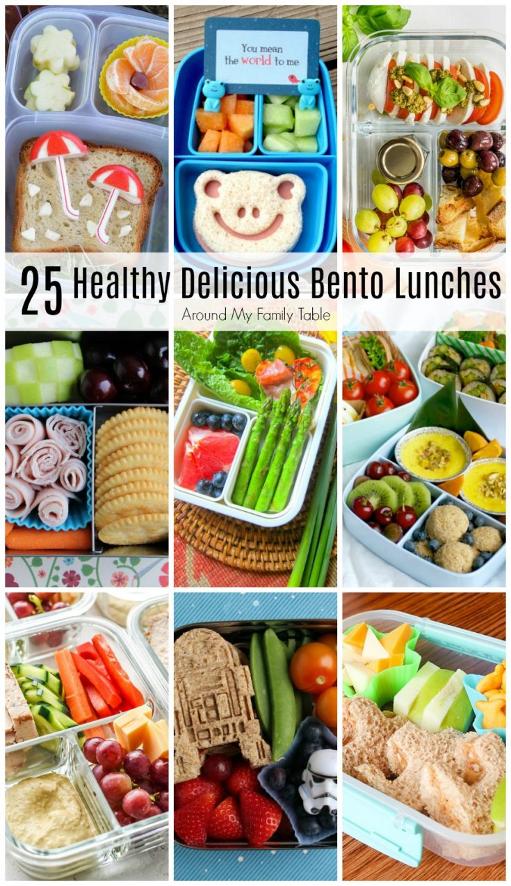 25 Healthy & Delicious Bento Lunches - Around My Family Table