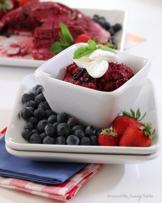 Gluten Free Summer Berry Bread Pudding