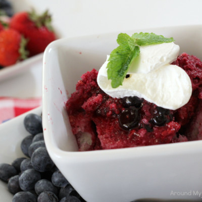 Gluten Free Summer Berry Bread Pudding