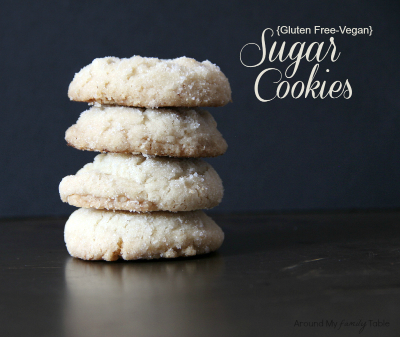 The Best (and Easiest) Sugar Cookies EVER! These cookies are gluten free and vegan too!