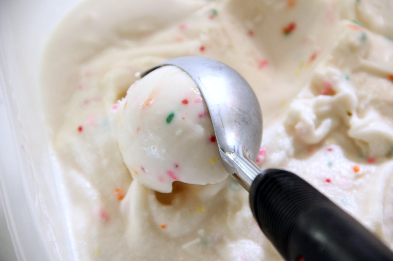 Gluten Free Vegan Cake Batter Ice Cream