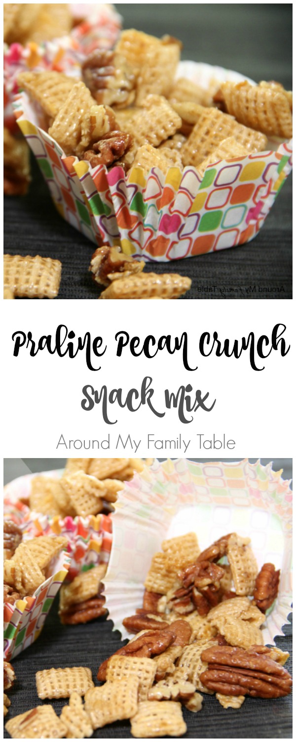 Praline Pecan Crunch Snack Mix | #glutenfree #snack