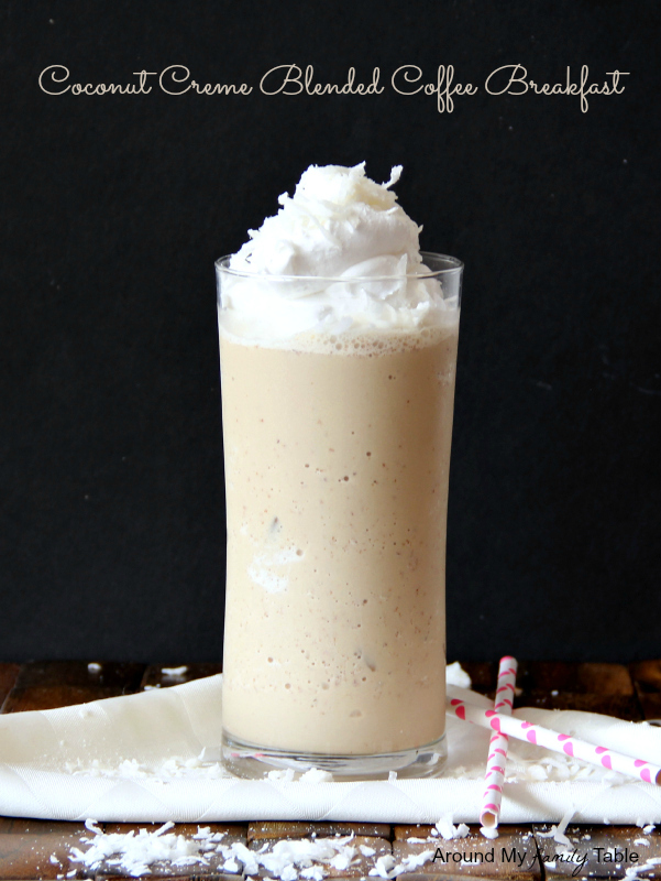 Coconut Creme Blended Coffee Breakfast  #shop