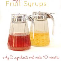 DIY Homemade Fruit Syrups